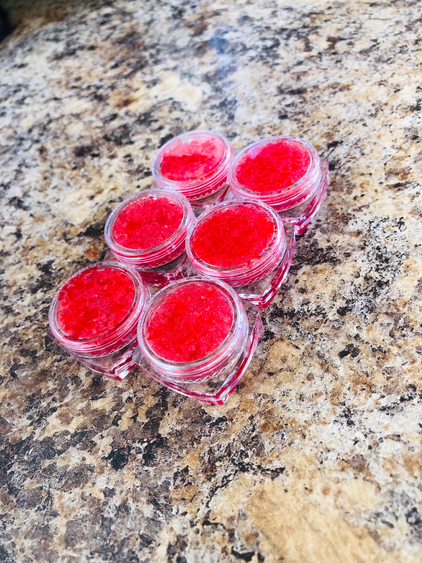 Strawberry sugar lip scrub