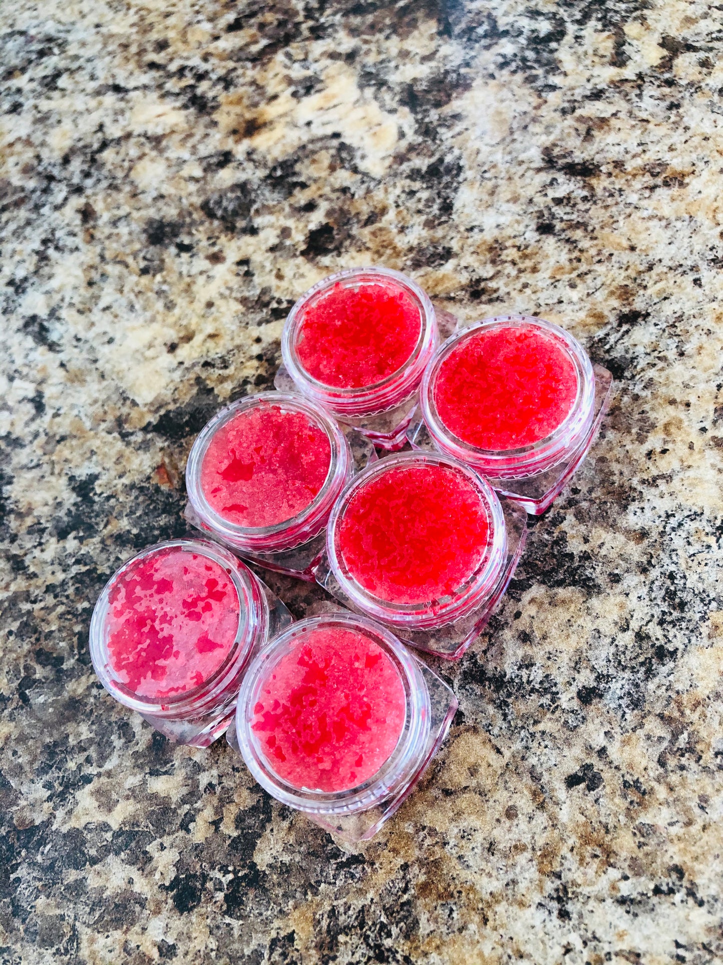 Strawberry sugar lip scrub